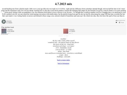 music/4.7.2023 screenshot