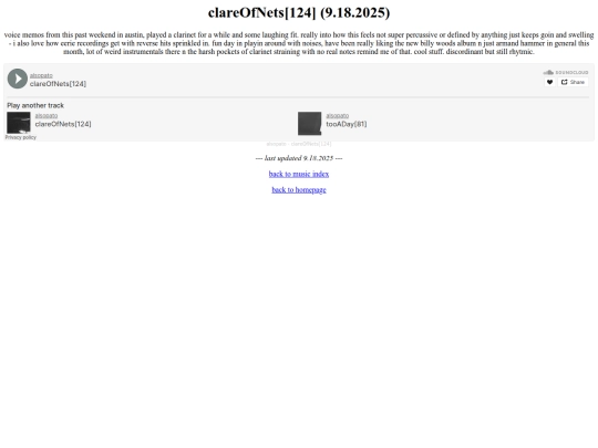 music/clareOfNets124 screenshot