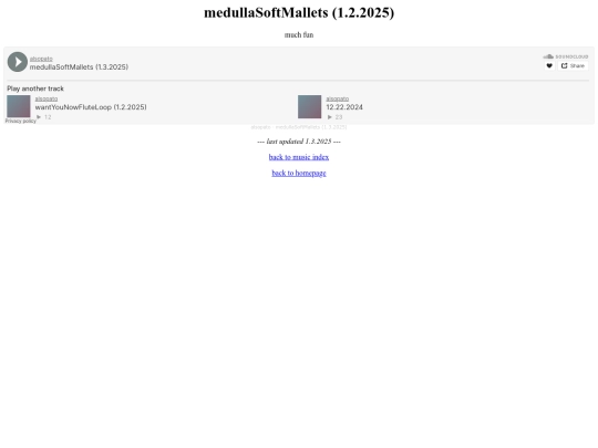 music/medullaSoftMallets screenshot