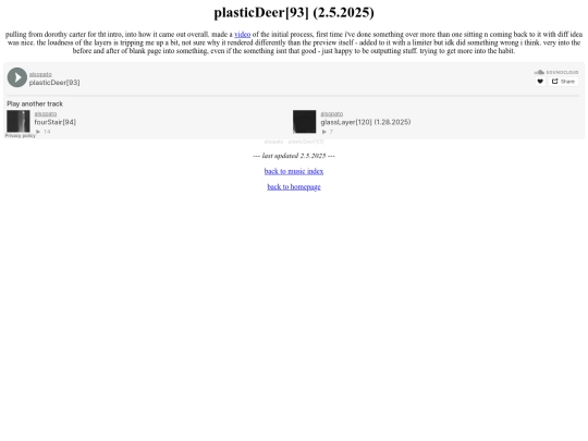 music/plasticDeer93 screenshot