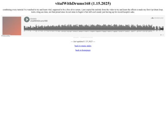 music/vitalWithDrums168 screenshot