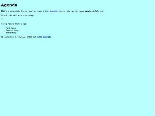 index screenshot