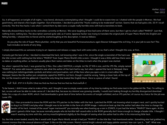 categories/game/mario/mario screenshot