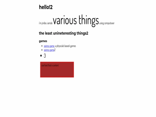 index screenshot
