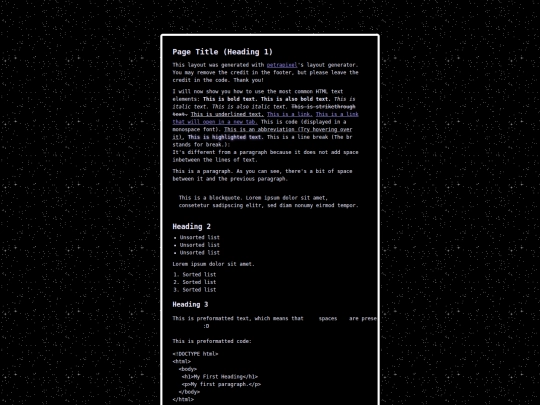 index screenshot
