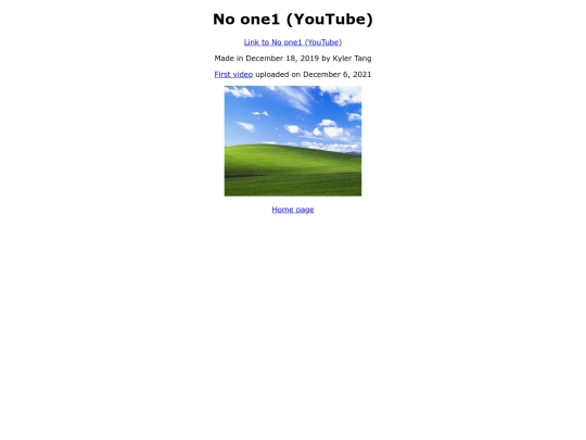 no-one1-youtube screenshot