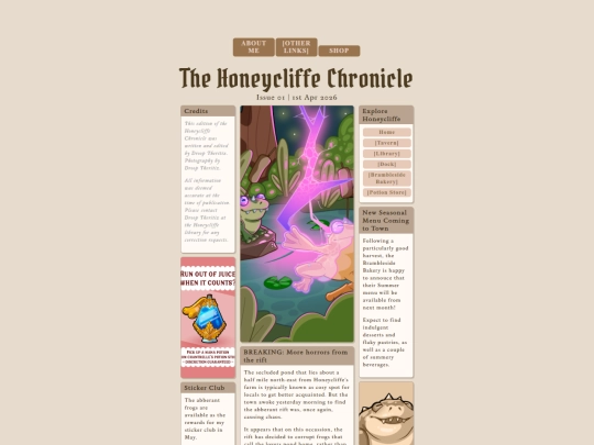 chronicle/Issue01 screenshot