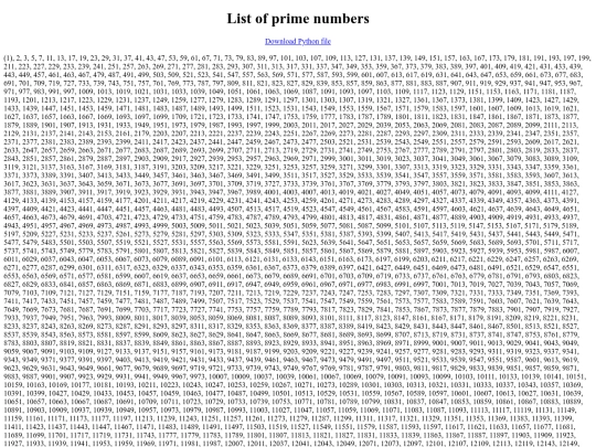 index screenshot