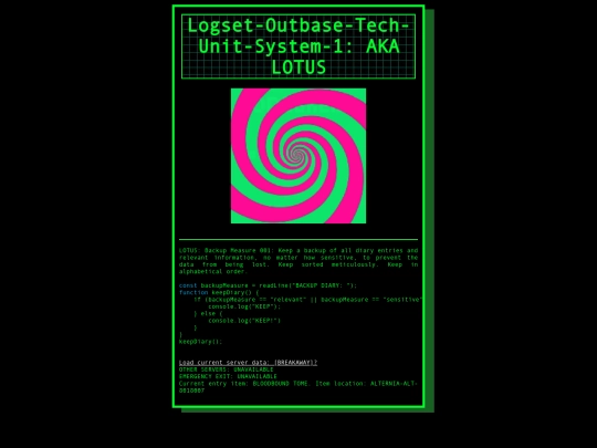 Lotusdata screenshot