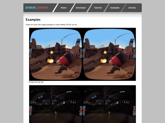 examples screenshot