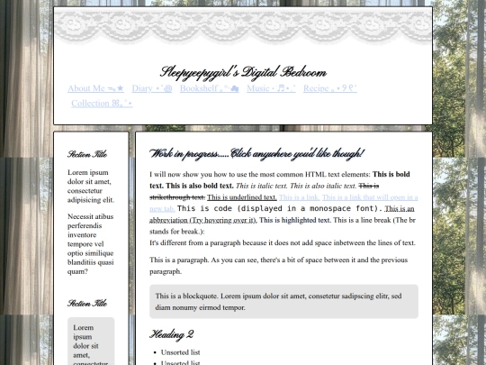 index screenshot