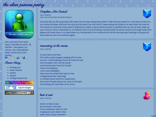 poetry screenshot