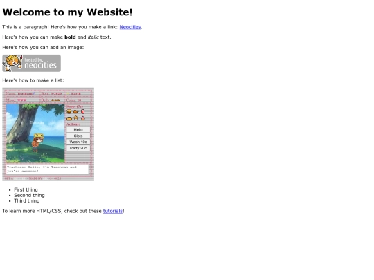 index screenshot