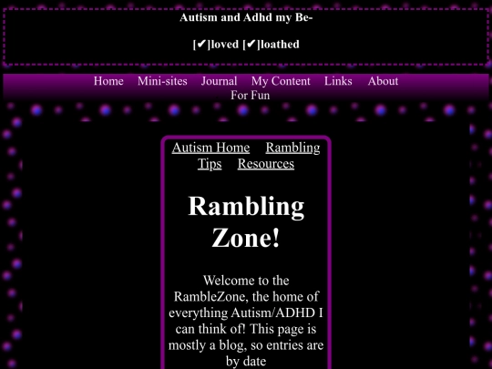 ADHD/Rambling screenshot