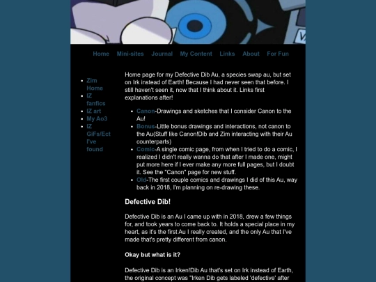 InvaderZim/DefectiveDib screenshot
