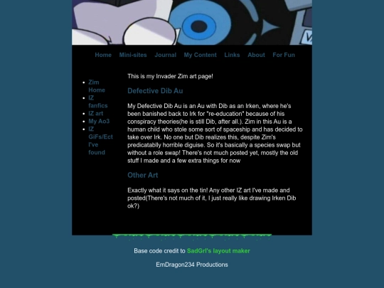 InvaderZim/art screenshot