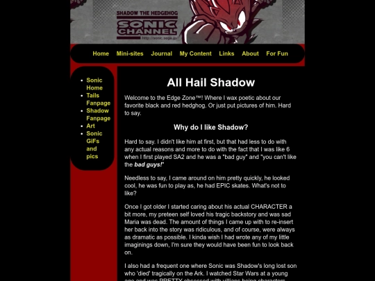 Sonic/Shadow screenshot