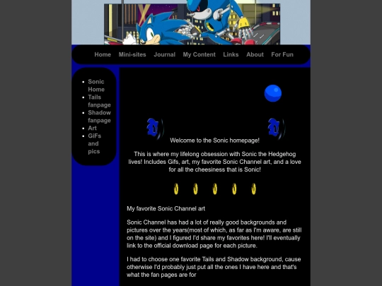 Sonic/SonicHome screenshot