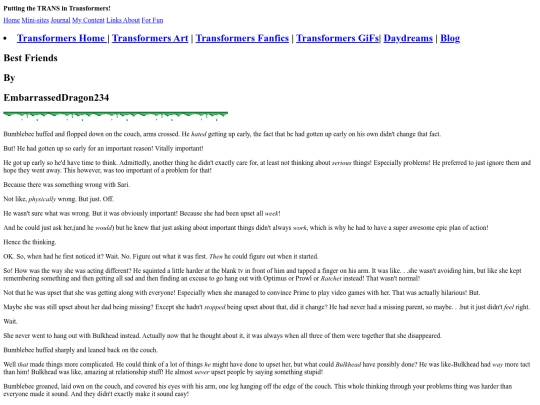 Transformers/BestFriends screenshot
