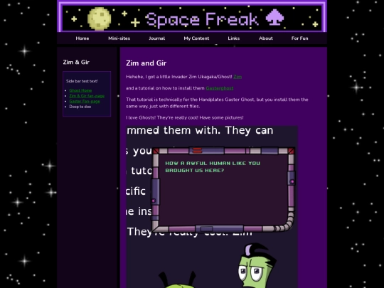 Ukagaka/ZimandGir screenshot