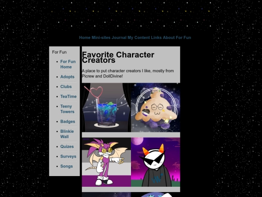 rest-stops/CharacterCreators screenshot