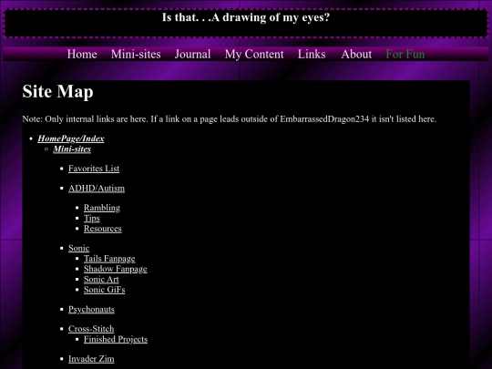 rest-stops/SiteMap screenshot