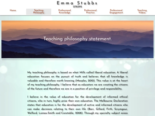 teaching/philosophy screenshot