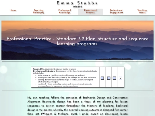 teaching/professional_practice screenshot