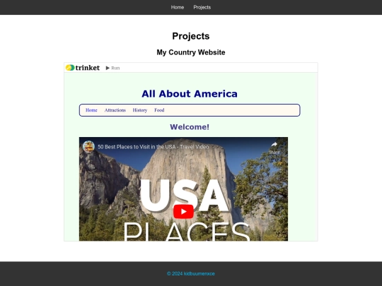 projects screenshot