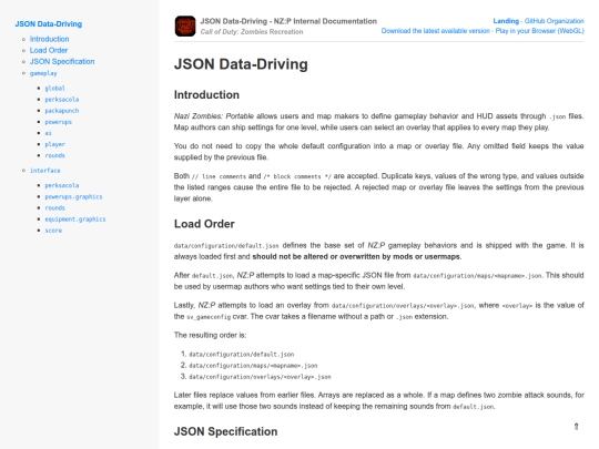 internal/json screenshot