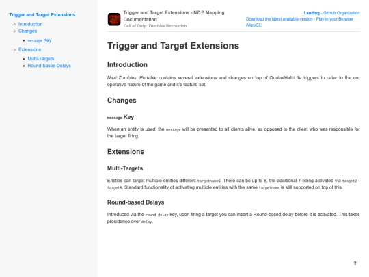 mapping/trigger-extensions screenshot