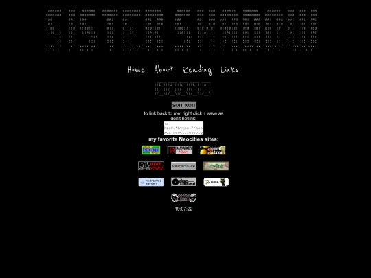 links screenshot