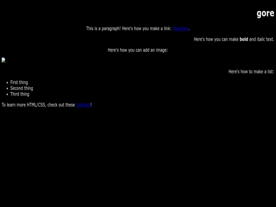 index screenshot