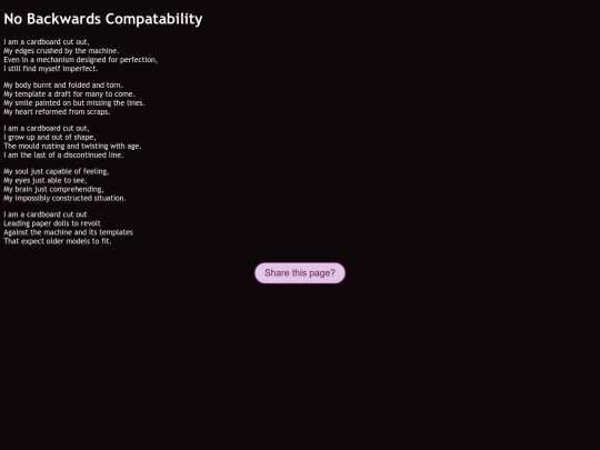 poetry/nobackwardscompatability screenshot