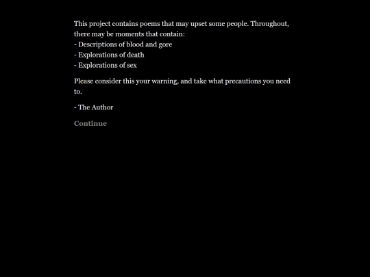 poetry/twines/The Poetry Machine screenshot
