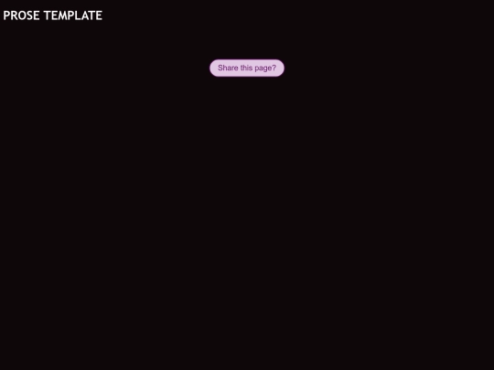prose/00prosetemplate screenshot
