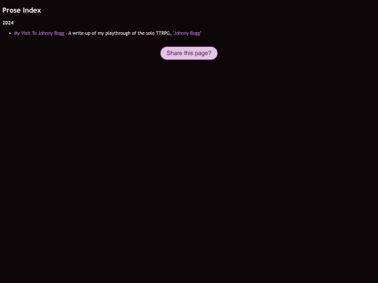 prose screenshot