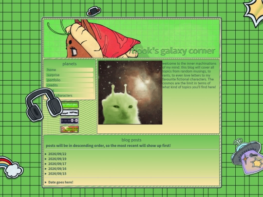blog screenshot