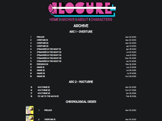 archive screenshot