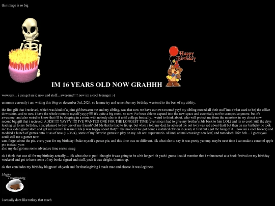blogpage/birthdaywoo screenshot
