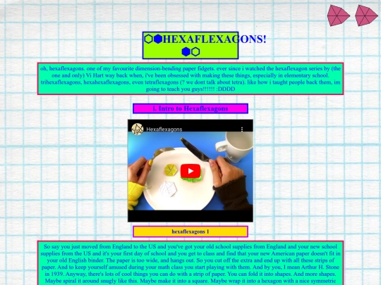 hexaflexagons screenshot