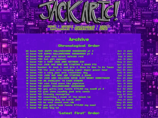 jackaric/archive screenshot