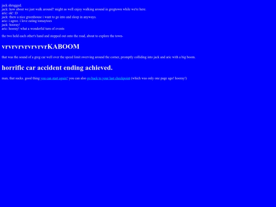 jackaric/epicwebquest/blue/look screenshot