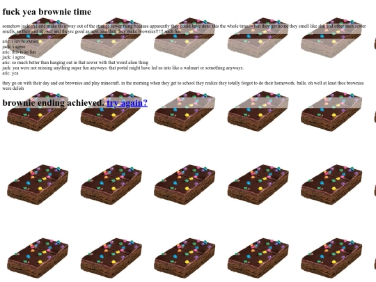 jackaric/epicwebquest/brownies screenshot