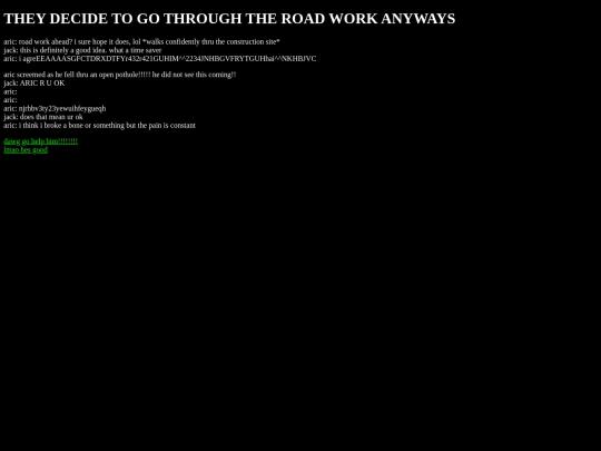 jackaric/epicwebquest/hole screenshot