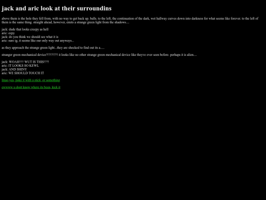jackaric/epicwebquest/look screenshot