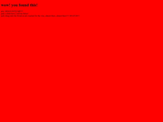 jackaric/epicwebquest/red/escape screenshot