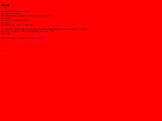jackaric/epicwebquest/red screenshot