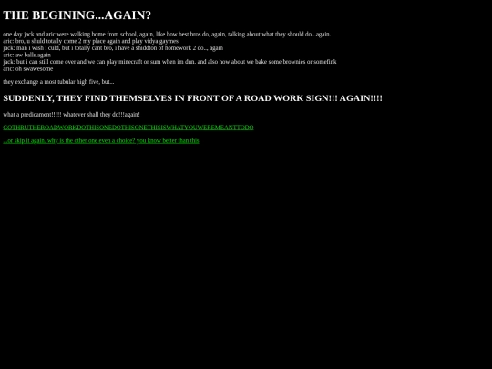 jackaric/epicwebquest/starrt screenshot