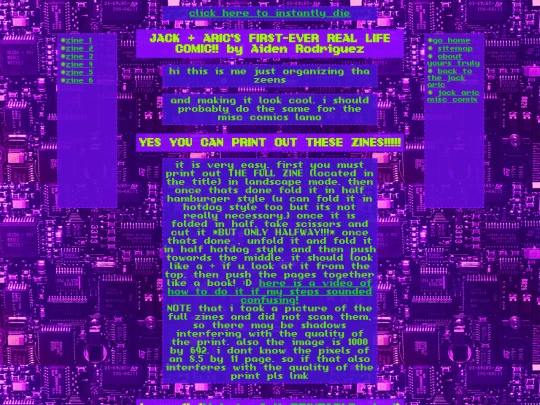 jackaric/zines screenshot